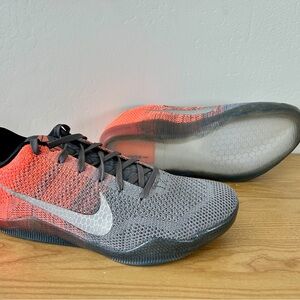 Nike Kobe 11 Elite Low Easter // Men’s 12.5 // Dark Grey/Bright Mango